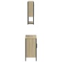 Set de muebles de baño 2 pzas madera contrachapada roble Sonoma de , Muebles de baño - Ref: Foro24-3214661, Precio: 122,50 €,...