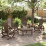 Sillones de jardín Adirondack 4 uds madera maciza de abeto de , Sillas de jardín - Ref: Foro24-3207118, Precio: 401,73 €, Des...