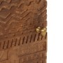 Mesita de noche madera maciza de mango y hierro 40x30x50 cm de , Mesitas de noche - Ref: Foro24-371994, Precio: 76,90 €, Desc...