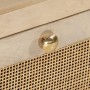 Mesita de noche madera maciza de mango y hierro 40x30x50 cm de , Mesitas de noche - Ref: Foro24-372019, Precio: 153,14 €, Des...