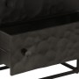 Cómoda madera maciza de mango y hierro negro 55x30x76 cm de , Taquillas y armarios de almacenamiento - Ref: Foro24-372006, Pr...