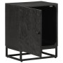 Mesita de noche madera maciza mango y hierro negro 40x30x50 cm de , Mesitas de noche - Ref: Foro24-372004, Precio: 83,27 €, D...