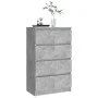 Aparador de madera contrachapada gris hormigón 60x35x98,5 cm de vidaXL, Aparadores - Ref: Foro24-800535, Precio: 90,21 €, Des...