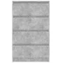 Aparador de madera contrachapada gris hormigón 60x35x98,5 cm de vidaXL, Aparadores - Ref: Foro24-800535, Precio: 90,21 €, Des...