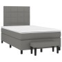 Cama box spring con colchón tela gris oscuro 120x190 cm de , Camas y somieres - Ref: Foro24-3270356, Precio: 427,78 €, Descue...