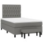 Cama box spring con colchón tela gris oscuro 120x190 cm de , Camas y somieres - Ref: Foro24-3270377, Precio: 431,74 €, Descue...