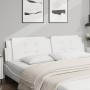 Cabecero de cama acolchado cuero sintético blanco 200 cm de , Cabeceros y pies de cama - Ref: Foro24-374884, Precio: 59,24 €,...