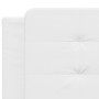 Cabecero de cama acolchado cuero sintético blanco 200 cm de , Cabeceros y pies de cama - Ref: Foro24-374884, Precio: 59,24 €,...