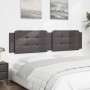 Cabecero de cama acolchado cuero sintético gris 200 cm de , Cabeceros y pies de cama - Ref: Foro24-374886, Precio: 51,09 €, D...