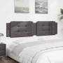 Gray synthetic leather padded bed headboard 200 cm by , Headboards and footboards - Ref: Foro24-374886, Price: 49,56 €, Disco...