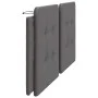 Gray synthetic leather padded bed headboard 200 cm by , Headboards and footboards - Ref: Foro24-374886, Price: 49,56 €, Disco...