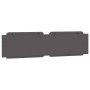 Cabecero de cama acolchado cuero sintético gris 200 cm de , Cabeceros y pies de cama - Ref: Foro24-374886, Precio: 51,09 €, D...