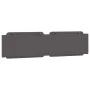 Gray synthetic leather padded bed headboard 200 cm by , Headboards and footboards - Ref: Foro24-374886, Price: 49,56 €, Disco...