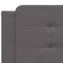 Cabecero de cama acolchado cuero sintético gris 200 cm de , Cabeceros y pies de cama - Ref: Foro24-374886, Precio: 51,09 €, D...