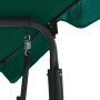 Banco columpio de jardín tela verde 170x110x153 cm de vidaXL, Balancines de jardín - Ref: Foro24-48556, Precio: 165,36 €, Des...