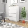 Sideboard aus weißem Sperrholz 60x35x98,5 cm von vidaXL, Sideboards - Ref: Foro24-800531, Preis: 96,03 €, Rabatt: %
