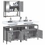 Set de muebles de baño 3 pzas madera contrachapada gris sonoma de , Muebles de baño - Ref: Foro24-3214668, Precio: 173,04 €, ...