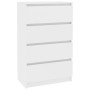 Aparador de madera contrachapada blanco 60x35x98,5 cm de vidaXL, Aparadores - Ref: Foro24-800531, Precio: 98,28 €, Descuento: %