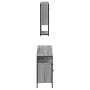 Set de muebles de baño 3 pzas madera contrachapada gris sonoma de , Muebles de baño - Ref: Foro24-3214668, Precio: 173,04 €, ...