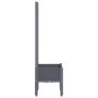 Jardinera con enrejado PP gris 40x40x142 cm de , Maceteros y jardineras - Ref: Foro24-367916, Precio: 55,87 €, Descuento: %