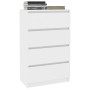 Aparador de madera contrachapada blanco 60x35x98,5 cm de vidaXL, Aparadores - Ref: Foro24-800531, Precio: 98,28 €, Descuento: %