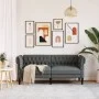 Chesterfield 2-Sitzer-Sofa aus dunkelgrauem Stoff von , Sofas - Ref: Foro24-372548, Preis: 250,97 €, Rabatt: %