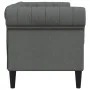 Chesterfield 2-Sitzer-Sofa aus dunkelgrauem Stoff von , Sofas - Ref: Foro24-372548, Preis: 250,97 €, Rabatt: %
