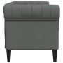 Sofá Chesterfield de 2 plazas tela gris oscuro de , Sofás - Ref: Foro24-372548, Precio: 257,02 €, Descuento: %
