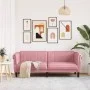 Sofá de 3 plazas terciopelo rosa de , Sofás - Ref: Foro24-372588, Precio: 297,76 €, Descuento: %
