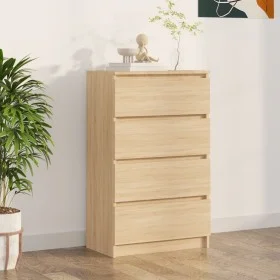 Sonoma oak plywood sideboard 60x35x98.5 cm by vidaXL, Sideboards - Ref: Foro24-800534, Price: 82,36 €, Discount: %
