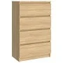 Sideboard aus Sonoma-Eichensperrholz, 60 x 35 x 98,5 cm von vidaXL, Sideboards - Ref: Foro24-800534, Preis: 82,36 €, Rabatt: %