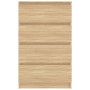 Aparador madera contrachapada color roble Sonoma 60x35x98,5 cm de vidaXL, Aparadores - Ref: Foro24-800534, Precio: 83,50 €, D...
