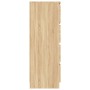 Aparador madera contrachapada color roble Sonoma 60x35x98,5 cm de vidaXL, Aparadores - Ref: Foro24-800534, Precio: 83,50 €, D...