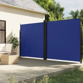 Toldo lateral retráctil azul 220x600 cm de , Sombrillas - Ref: Foro24-4004671, Precio: 157,14 €, Descuento: %