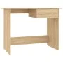 Sonoma Schreibtisch aus Eiche Spanplatte 100x50x76 cm von vidaXL, Schreibtische - Ref: Foro24-800552, Preis: 67,64 €, Rabatt: %