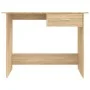 Sonoma Schreibtisch aus Eiche Spanplatte 100x50x76 cm von vidaXL, Schreibtische - Ref: Foro24-800552, Preis: 67,64 €, Rabatt: %