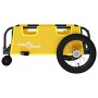 Remolque para bicicletas hierro y tela Oxford amarillo de , Remolques para bicicletas - Ref: Foro24-94183, Precio: 79,81 €, D...