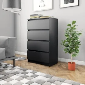 Black plywood sideboard 60x35x98.5 cm by vidaXL, Sideboards - Ref: Foro24-800532, Price: 88,14 €, Discount: %