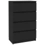 Schwarzes Sperrholz-Sideboard 60x35x98,5 cm von vidaXL, Sideboards - Ref: Foro24-800532, Preis: 88,14 €, Rabatt: %