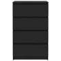 Schwarzes Sperrholz-Sideboard 60x35x98,5 cm von vidaXL, Sideboards - Ref: Foro24-800532, Preis: 88,14 €, Rabatt: %