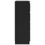 Aparador de madera contrachapada negro 60x35x98,5 cm de vidaXL, Aparadores - Ref: Foro24-800532, Precio: 84,45 €, Descuento: %