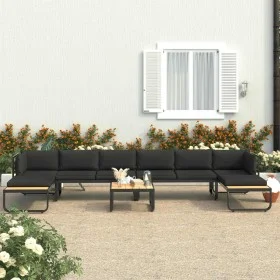 5-piece corner sofa set with WPC aluminum cushions by vidaXL, Outdoor sofas - Ref: Foro24-48655, Price: 794,11 €, Discount: %
