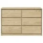 SAUDA chest of drawers solid oak-colored pine wood 111x43x73.5 cm by , Drawers - Ref: Foro24-377596, Price: 275,58 €, Discoun...