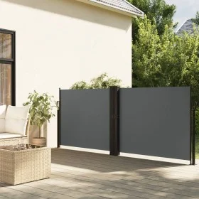 Anthrazitgraue einziehbare Seitenmarkise 120x1000 cm von , Sonnenschirme - Ref: Foro24-4004703, Preis: 131,35 €, Rabatt: %