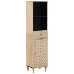 Mueble de baño madera maciza de mango 38x33x160 cm de , Tocadores de baño - Ref: Foro24-358270, Precio: 133,18 €, Descuento: %
