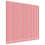 Tela de repuesto de toldo rayas rojas y blancas 4x3,5 m de , Toldos - Ref: Foro24-367717, Precio: 66,56 €, Descuento: %