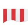 Tela de repuesto de toldo rayas rojas y blancas 4x3,5 m de , Toldos - Ref: Foro24-367717, Precio: 61,83 €, Descuento: %