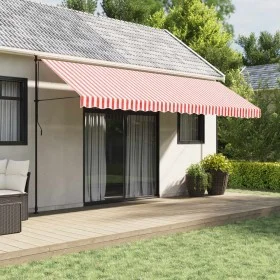 Awning Ersatzstoff rot und weiß Streifen 5x3 m von , Markisen - Ref: Foro24-367720, Preis: 69,21 €, Rabatt: %