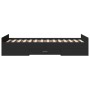 Cama con cajones madera de ingeniería negra 75x190 cm de , Camas y somieres - Ref: Foro24-3280350, Precio: 115,16 €, Descuent...