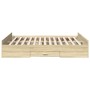 Cama con cajones madera ingeniería roble Sonoma 150x200 cm de , Camas y somieres - Ref: Foro24-3280288, Precio: 146,10 €, Des...